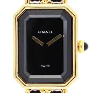 WATCH CHANEL H0001 Premiere S black Gold Plated/leather QZ